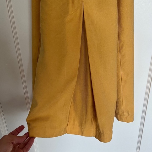 John Lewis Long Trench Coat in Yellow | SIze Medium - Picture 11 of 11